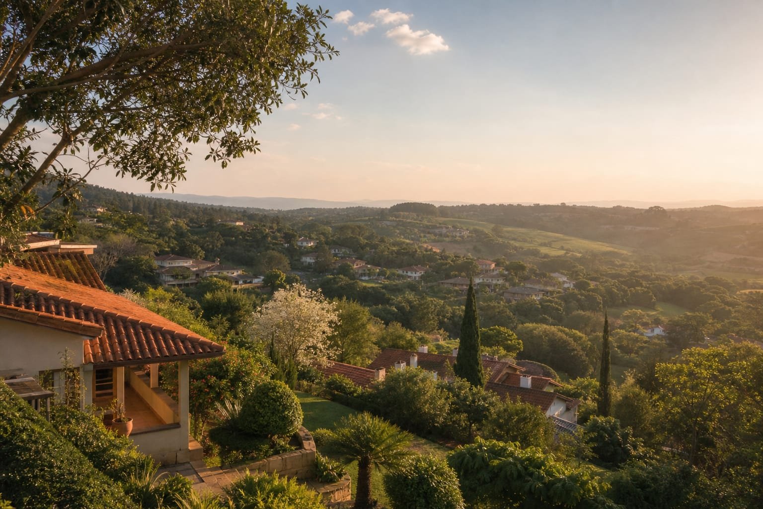 Vista panorâmica de Valinhos e região, área de atuação da 3B Imóveis